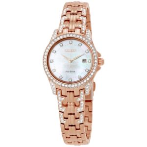 Citizen Women's Eco Drive Silhouette Crystal Watch - Image 1