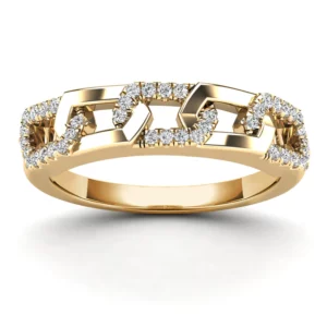 14K 0.14ct Diamond Women's Rings - Image 1