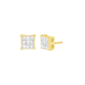 14K 0.27ct Diamond Stud Earrings - Image 1