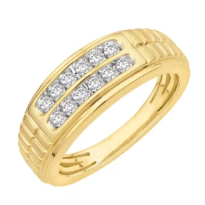 14K 0.50ct Diamond Men's Rings - Image 2