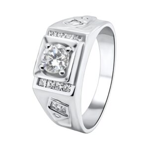 14K 1.0ct Diamond Men's Ring - Image 1