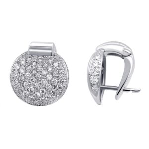 14K 1.0ct Diamond Earrings - Image 1