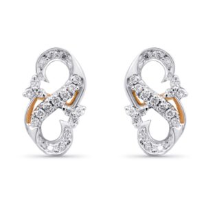 14K 0.64ct Diamond Earrings - Image 1