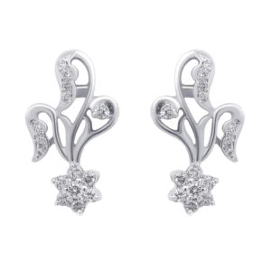 14K 0.50ct Diamond Earrings - Image 1