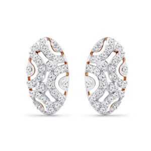 18K 0.56ct Diamond Earrings - Image 1