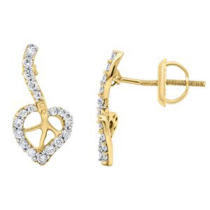 18K 0.25ct Diamond Earrings - Image 2