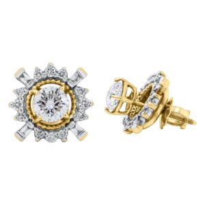 14K 0.25ct Diamond Earrings - Image 1