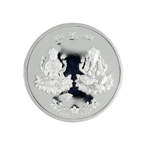 1oz Laxmi and Ganesh Silver Coin - Image 1