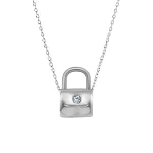 14K Lock Pendant - Image 1