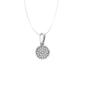 14K Cluster Pendant - Image 1