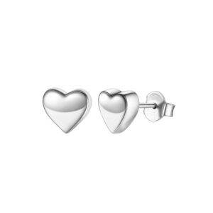 14K Heart Earrings - Image 1