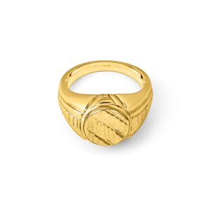 22K Round Face Signet Ring - Image 2