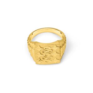 22K Textured Men's Ring - Image 2